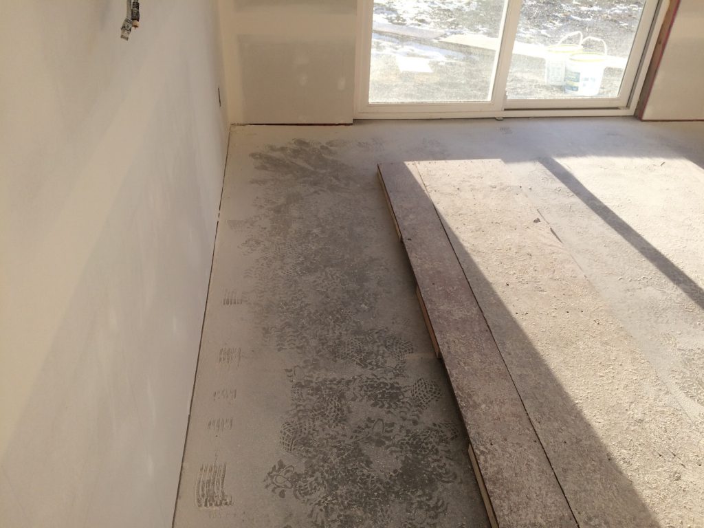 drywall dust